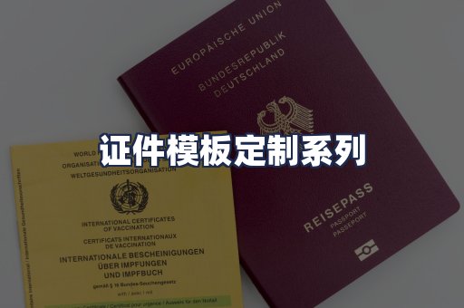 证件模板定制系列